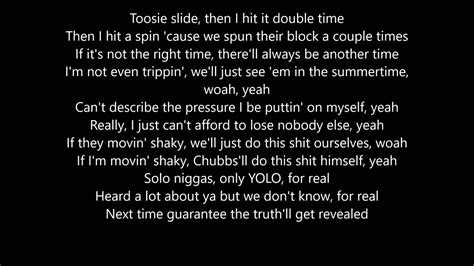 toosie slide song lyrics.